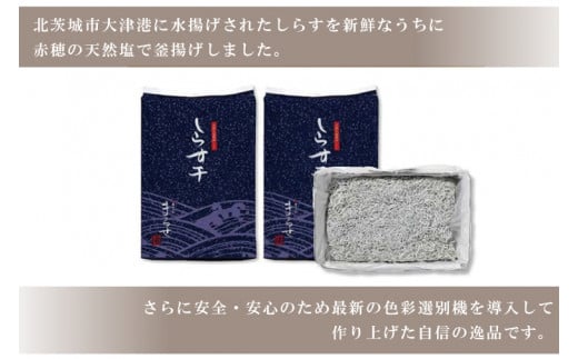 大津港水揚げのしらす干し2kg（1kg×2個）シラス（AS201）