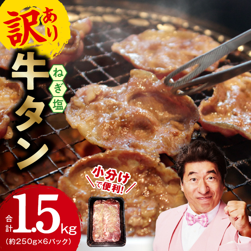 【10/1～寄附額改定】牛たん 1.5kg