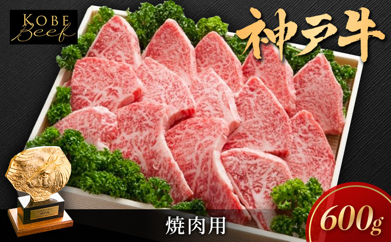 【兵庫県加西市】神戸ビーフ 焼き肉用 600g KSY3 肩ロース ロース 神戸牛 和牛 国産牛 国産牛肉 牛肉 牛 肉 お肉 焼き肉用肉 焼き肉 焼肉 焼肉用肉 ロース肉 牛ロース 牛ロース肉 アウトドア キャンプ