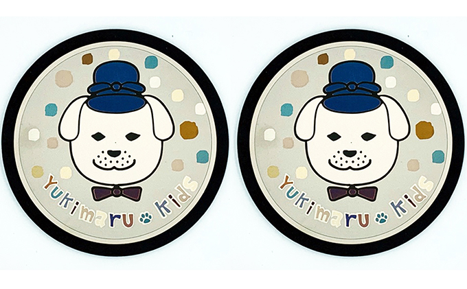 チタン製デザインプレート『雪丸』　2枚組 雑貨 日用品 