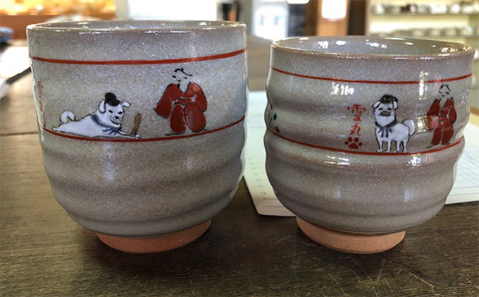 赤膚焼 奈良絵 湯呑み 赤膚山 茶碗揃 急須と湯呑み5個セット 陶器製 赤膚焼 奈良絵 湯呑み 赤膚山 茶碗揃 急須と湯呑み5個セット 陶器