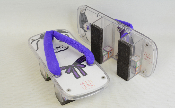 雪丸クリア下駄 