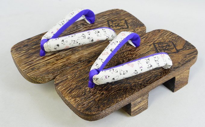 雪丸紳士下駄（焼２枚歯）25～27cm 