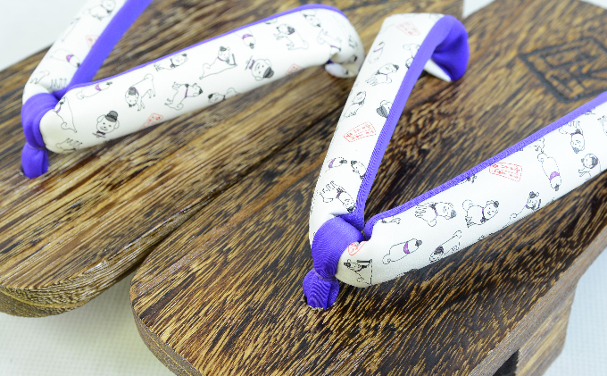 雪丸紳士下駄（焼２枚歯）25～27cm 