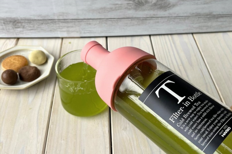 耐熱ボトルと深蒸し冷茶セット(4g×62袋入)〈お茶 茶 緑茶 煎茶