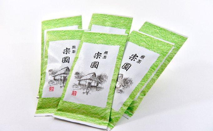一級煎茶　宗圓80g×6本〈煎茶 緑茶 お茶 茶 茶葉 加工食品〉 
