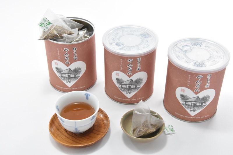 ほうじ茶ティーバッグ　やんたん　25P×3缶〈ほうじ茶 焙じ お茶 茶 ティバッグ ティーパック 加工食品〉 飲料類 