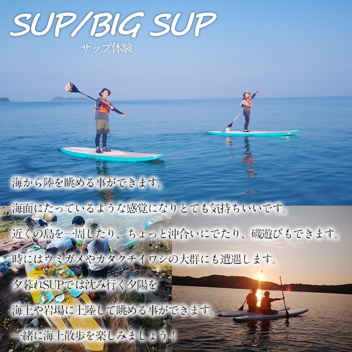 鹿児島県阿久根市のふるさと納税 ＜選べるアクティビティと人数＞happy smile farm アクティビティ体験チケット(サーフィン or SUP or BIG SUP or リバートレッキング or 登山/2名様or3名様) サーフィン サップ リバトレ レジャー 自然 マリンスポーツ アウトドア 山登り【落合ぶどう園】akn025-02