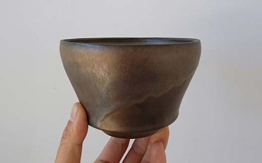 使うほどに趣きが増す ラスター釉 植木鉢B potter 佐藤みどり 富山県 立山町 F6T-105