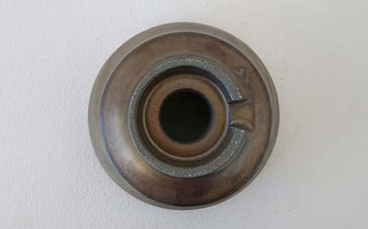 使うほどに趣きが増す ラスター釉 植木鉢B potter 佐藤みどり 富山県 立山町 F6T-105