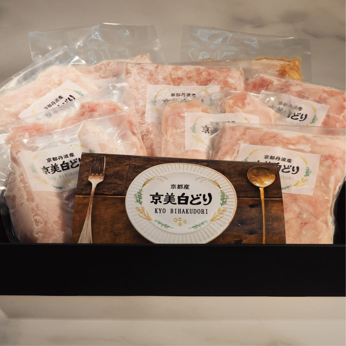 京都・ささ鳥　京美白どり　食べ比べ7種セット 