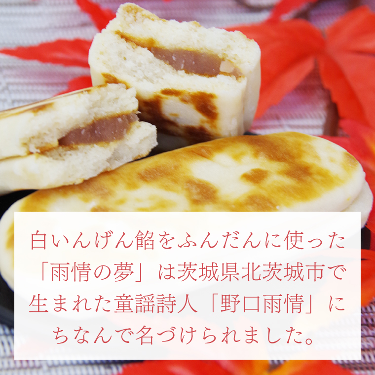 雨情の夢【お菓子 和菓子 銘菓 受賞 万年屋 白あん 白いんげん餡】(BR201)