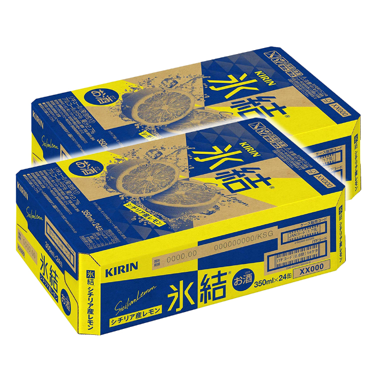 キリンビール取手工場産 氷結シチリア産レモン350ml缶-24本×2ケース|KIRIN 麒麟 チューハイ 氷結 氷結シチリア産レモン 茨城県 取手市（AB089-1）