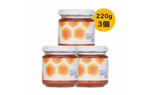 ゆず入りはちみつ /220g×3本
