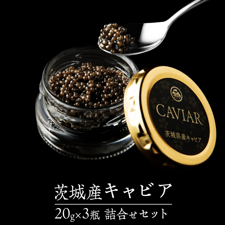 キャビア 詰め合わせ セット 20g×3 キャビア 高級食材 記念日 誕生日