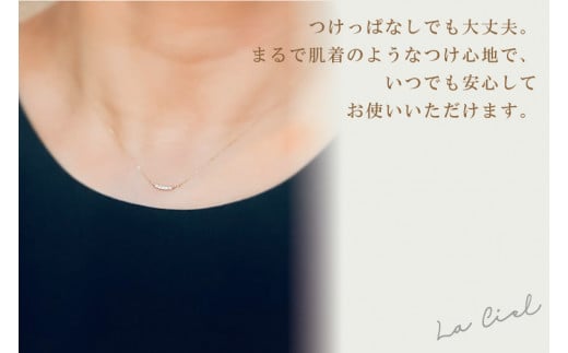 月のダイヤモンドネックレス　チェーン　45cm（KBD-26）