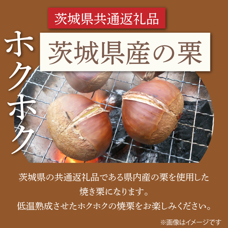 【先行予約】【10月上旬より発送】焼き栗（茨城県産）【栗 くり マロン 焼き栗 低温熟成 茨城県 15000円以内 】（KCM-26）
