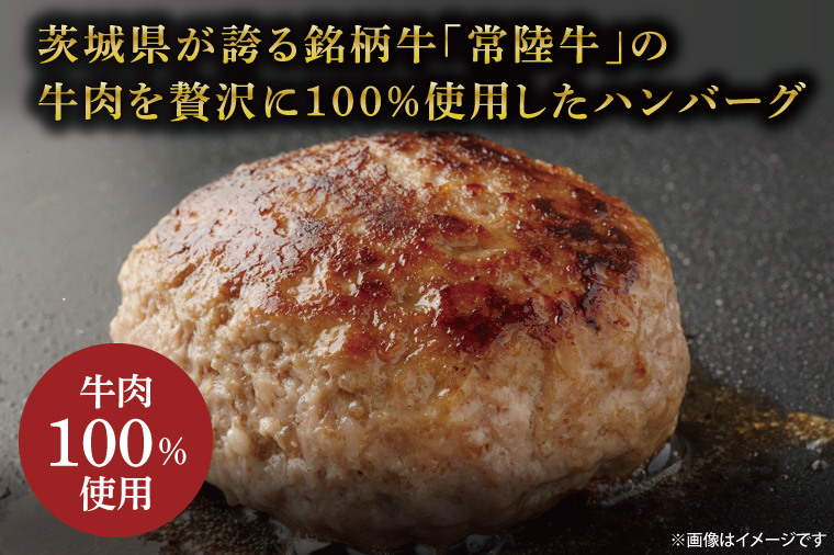 常陸牛100％ ハンバーグ 約120g×6個 【牛肉 国産牛 黒毛和牛 和牛 国産黒毛和牛 ブランド牛肉 ブランド牛 お肉 A4ランク A5ランク 鹿嶋市 鹿嶋 茨城県】(KCW-9)