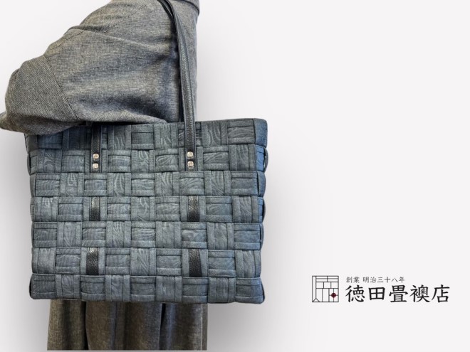 かばん おしゃれ 畳縁手編みバック ファッション トートバッグ ファッション小物 高級畳縁 軽い オシャレ お出かけ 普段使い 