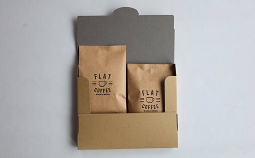 コーヒー 豆 200g メガネブレンド 珈琲 FLAT COFFEE 富山県 立山町 お歳暮 お中元 F6T-744