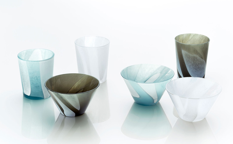 モルク　ボウル（クリアー+ホワイト） 