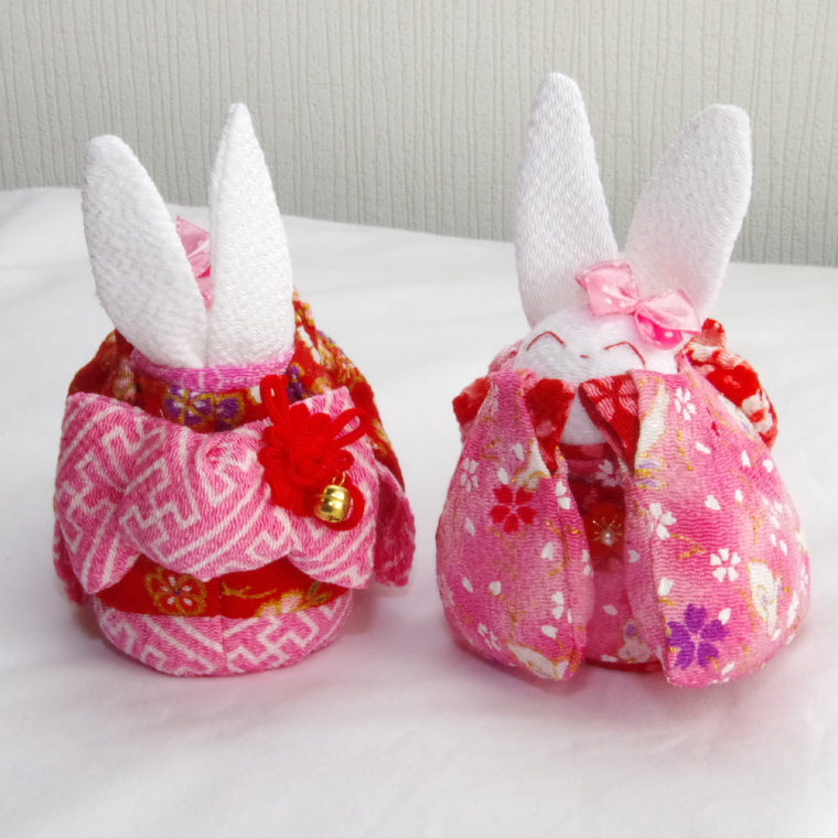 お守りうさぎ【うさぎ おまもり 人形 手作り】(CF201)