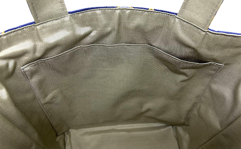 トートバック バティック柄 青 ファッション カバン バッグ かばん トートバッグ 