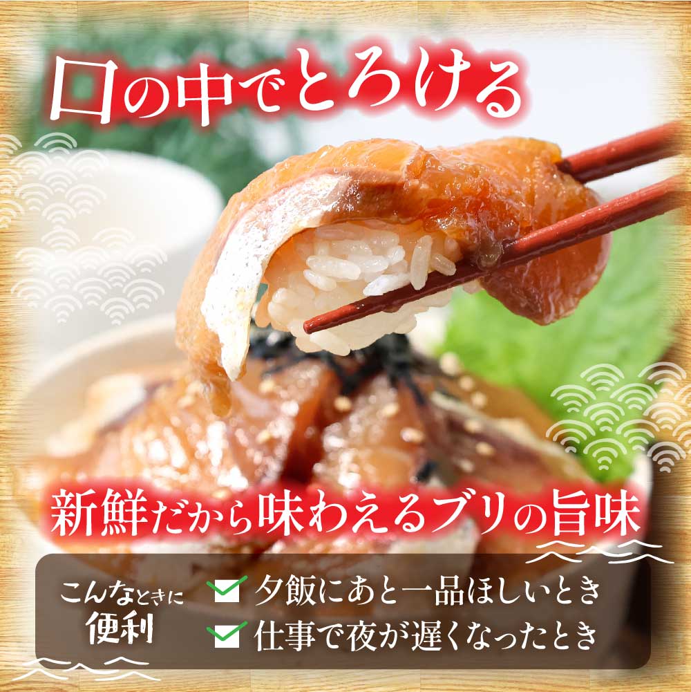 「ブリの漬け丼の素」1食80g×20P《迷子のブリを食べて応援 養殖生産業者応援プロジェクト》