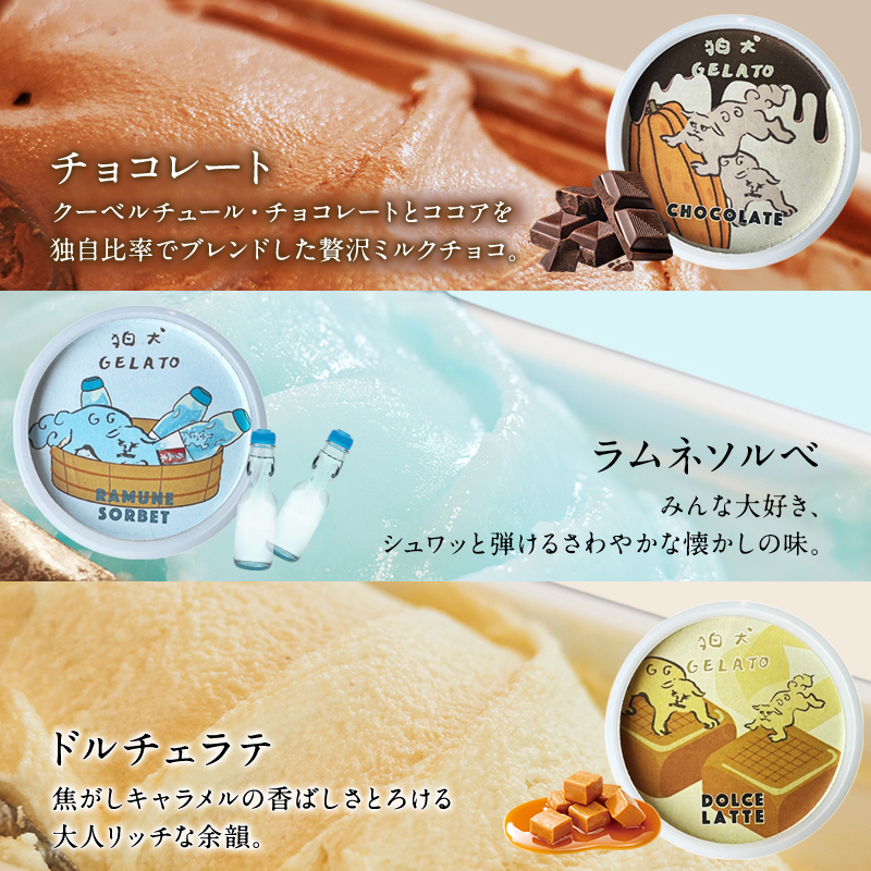 ジェラート 「狛犬ジェラート」12個セット 7種類から選択 [ アイス アイスクリーム 手作り おすすめ ギフト プレゼント お祝い ]