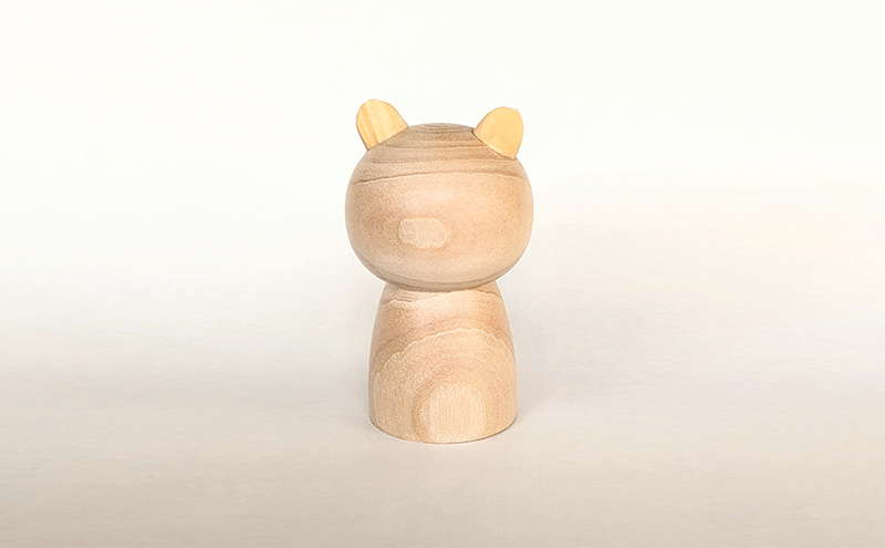 にゃんこけしの絵付け体験 2名様分チケット（オリジナルにゃんこけしを作ろう！） ねこ 猫 ネコ 