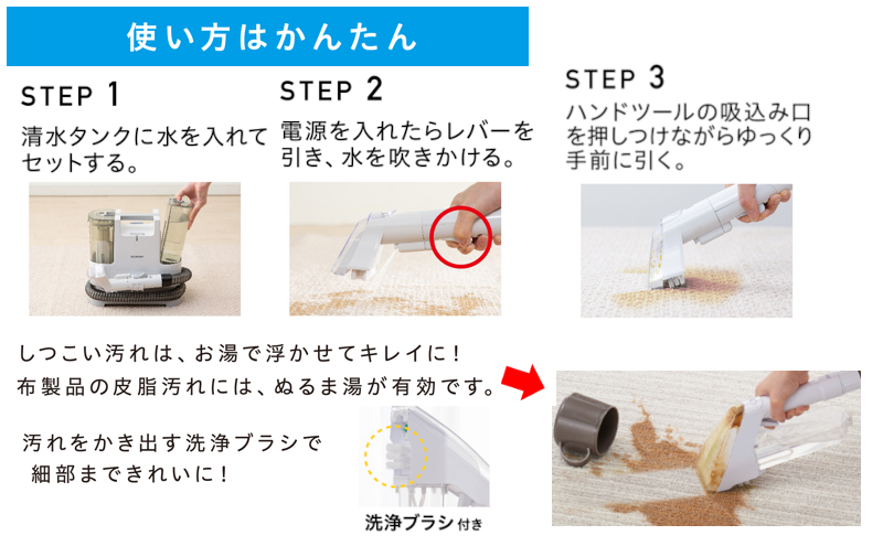 楽天市場】【公式】リンサークリーナー 家庭用 アイリスオーヤマ