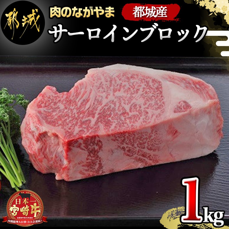 宮崎牛サーロインブロック1kg