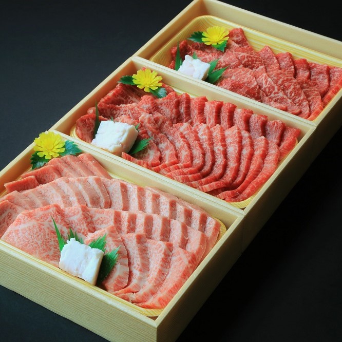 【最短7営業日発送】【神戸ビーフ素牛】黒田庄和牛 焼肉３種食べ比べセット 1.2kg ≪冷蔵≫（60-1）