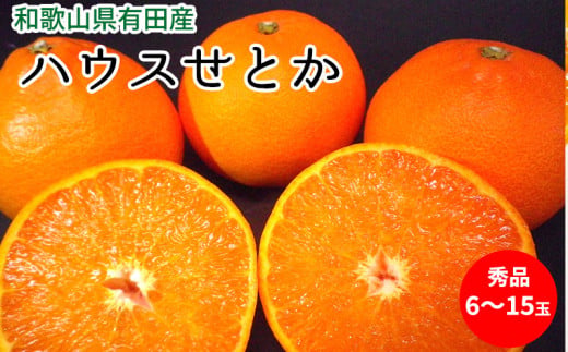U6302_【2026年先行予約】ハウスせとか 秀品 6～15玉 和歌山県有田産
