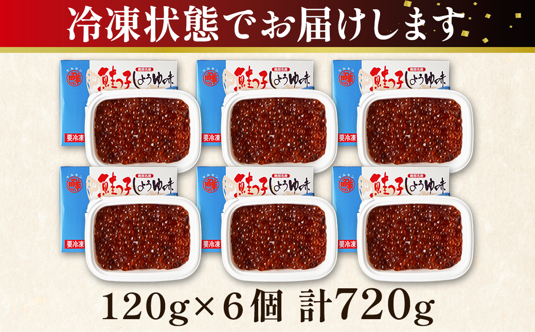 【丸鮮道場水産】鮭っ子しょうゆ味 120g×6個 計720g