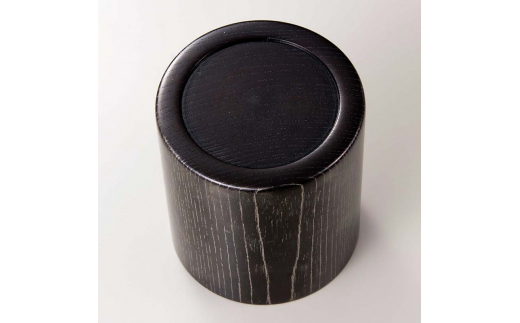 欅 Mug Cup ブラック Platinum 木箱入り 天然木 木製 マグカップ カップ 漆器 漆塗    ギフト 伝統工芸 工芸品 国産 日本製 山中木製漆器 復興 震災 コロナ 能登半島地震復興支援 北陸新幹線 F6P-0131
