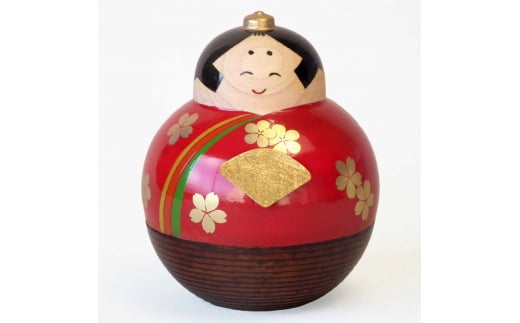 山中漆器 木のひな人形 天然木 木製 お内裏様 お雛様 ひな飾り おびな めびな 飾り インテリア ギフト 伝統工芸 工芸品 国産 日本製 復興 震災 コロナ 能登半島地震復興支援 北陸新幹線 F6P-2376
