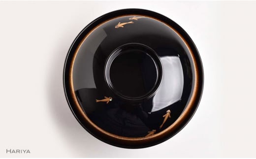 山中漆器の蒔絵 漆塗り吸い物椀 メダカ 天然木 木製 欅 椀 器 吸物椀 お吸物椀 汁椀 お椀 蒔絵 漆塗り 漆器 伝統工芸 工芸品   テーブルウェア   贈り物 復興 震災 コロナ 能登半島地震復興支援 北陸新幹線 F6P-1341