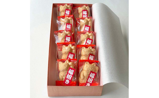 【2026年1月中旬以降発送】福招き 10個入 御干菓子 和菓子 最中 もなか 有平糖 招き猫 山海堂  グルメ お菓子 菓子 食品 お土産 おやつ お茶請け お茶菓子 復興 震災 コロナ 能登半島地震復興支援 北陸新幹線 F6P-2046