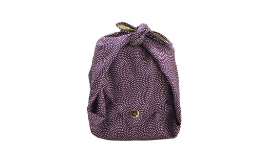 お手前セット IPPUKU手づつみ 紫 鮫小紋 SR-1161 茶道具 セット 風呂敷 茶碗 棗 茶杓 茶筅筒 茶筅 木製 コースター 天然木 漆器 ギフト工芸品 国産復興 震災 コロナ 能登半島地震復興支援 北陸新幹線 F6P-0979