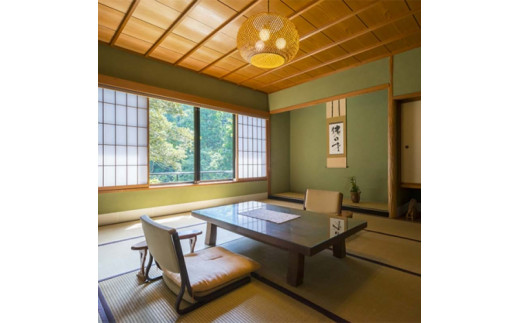 山中温泉 かよう亭 全館貸切りプラン 宿泊券 2名様～18名様 1泊2食 食事付き 貸し切り 温泉 宿泊券 旅行 トラベル 宿泊 宿泊施設 宿 レジャー F6P-2948