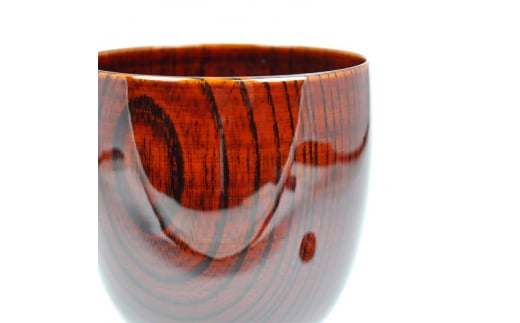 欅 木地呂ワインカップ DD-2431 化粧箱入り 天然木 木製 ワインカップ 器 酒器 カップ 漆器 ギフト 伝統工芸 工芸品 国産 日本製 復興 震災 コロナ 能登半島地震復興支援 北陸新幹線 F6P-1785