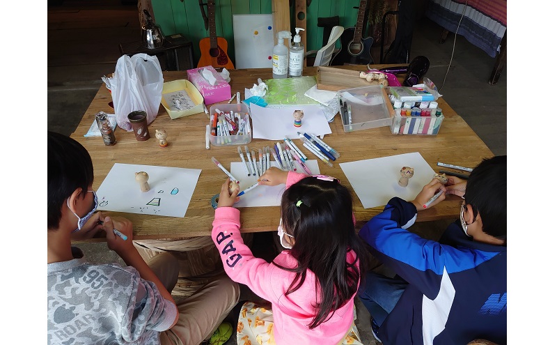 にゃんこけしの絵付け体験 2名様分チケット（オリジナルにゃんこけしを作ろう！） ねこ 猫 ネコ 