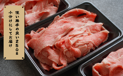 【定期便6ヶ月】淡路牛 贅沢切り落とし 1kg (250g×4PC)　[小分け 冷凍]