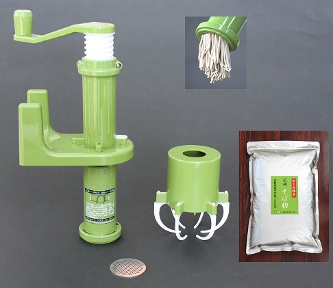 そば打ち機「そば楽」と信州そば粉セット そば 蕎麦 雑貨 日用品 