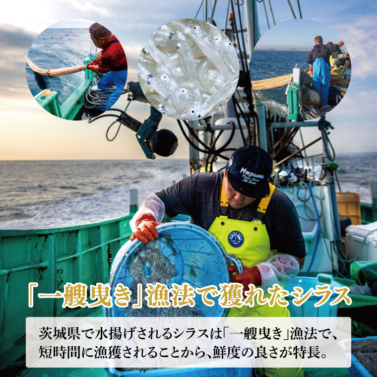 鹿島灘 釜揚げしらす「常陸乃国しらす」(3箱) 330g×3箱 合計990g【新鮮 新ブランド 最高級品 塩分控えめ おかず カルシウム ビタミンD 冷凍 茨城県 鹿嶋市】（KB-4）