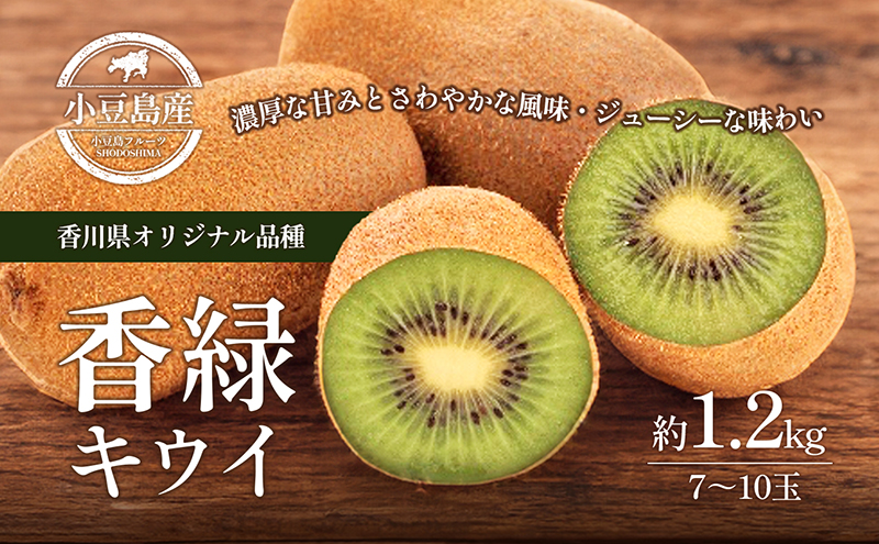 【香川県土庄町】香緑キウイ 約1.2kg