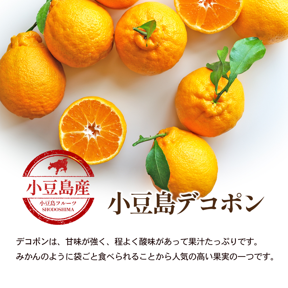 小豆島 】小豆島 デコポン 約2.8kg 柑橘 デコポン 不知火 果物