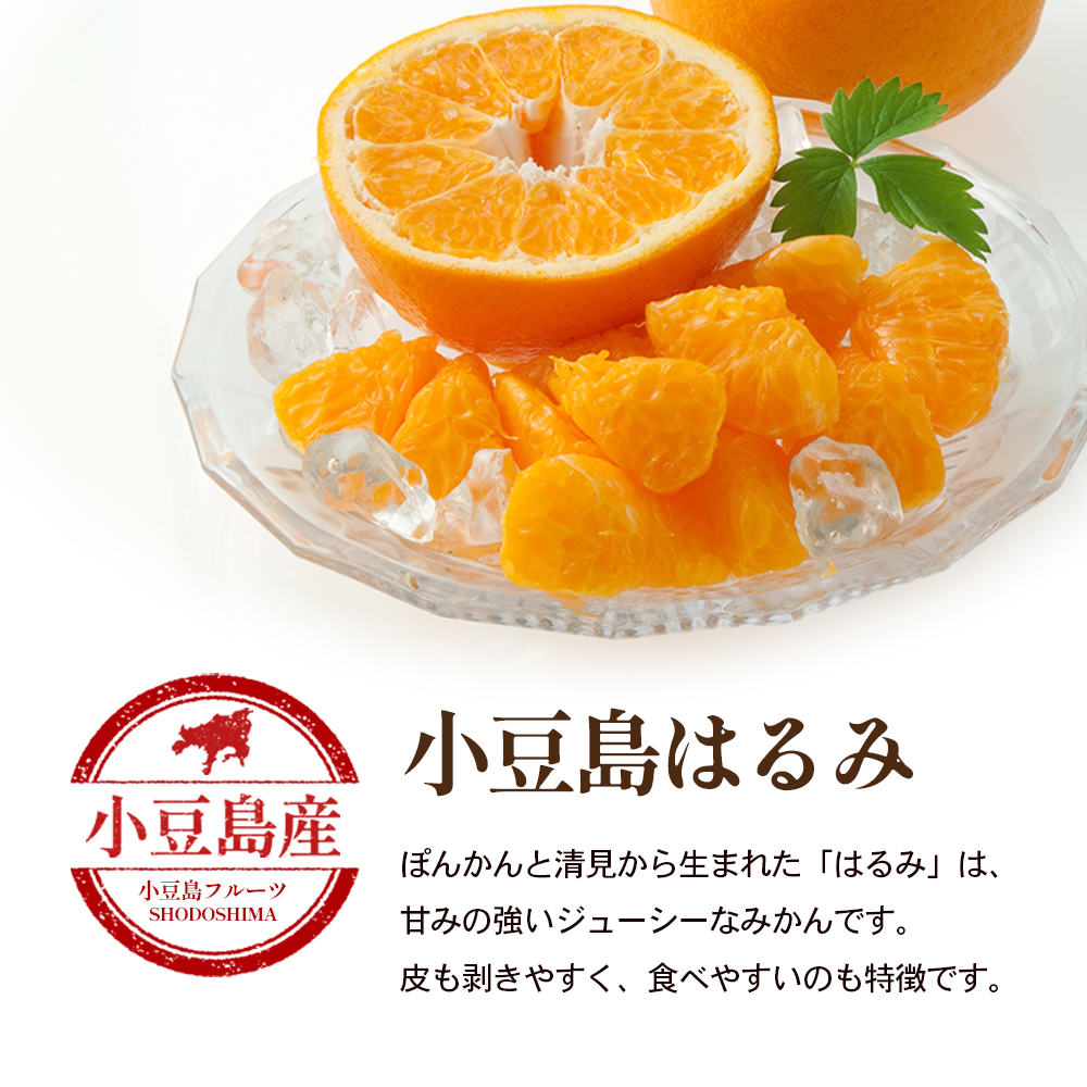 【 小豆島 】小豆島 はるみみかん 約2kg 蜜柑 みかん ミカン はるみ 果物 フルーツ 国産 くだもの 国産 香川 香川県 土庄 土庄町