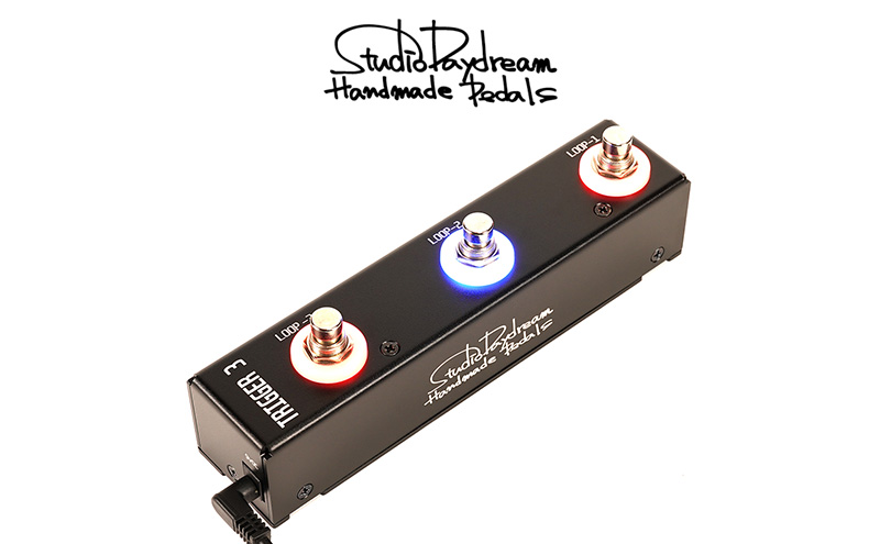 ギター Studio Daydream TRIGGER3 REV4 TRIGGER3 V4.0 StudioDaydream スイッチャー 3ループ 2モード